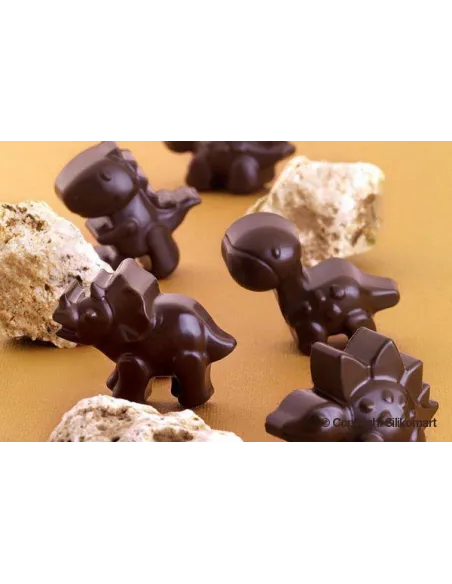 Molde bombón Dinosaurios Silikomart