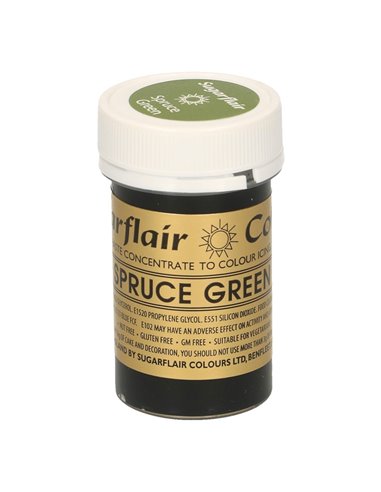 Colorante en pasta Spruce verde Sugarflair