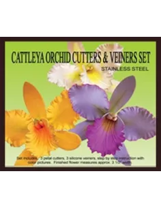 Set cortadores y marcadores orquídea Cattleya