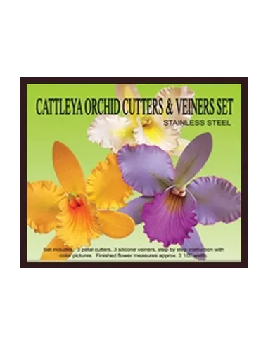 Set cortadores y marcadores orquídea Cattleya