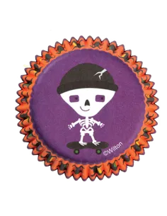 Cápsulas esqueleto en monopatín