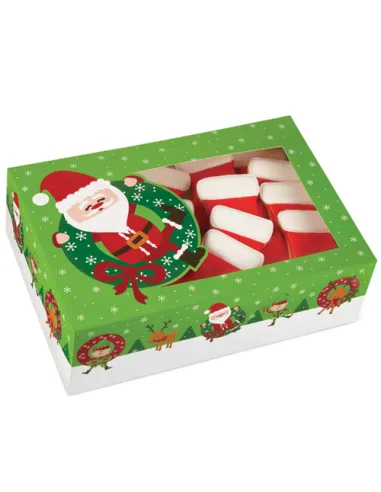 Set de 2 cajas para galletas Navidad