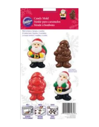 Candy mold Santa Claus, Wilton.
