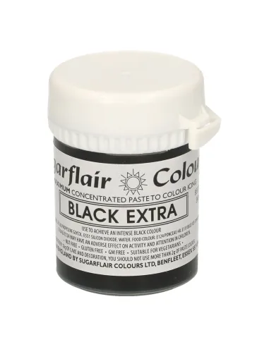 Colorante en pasta Extra Negro 42 g Sugarflair
