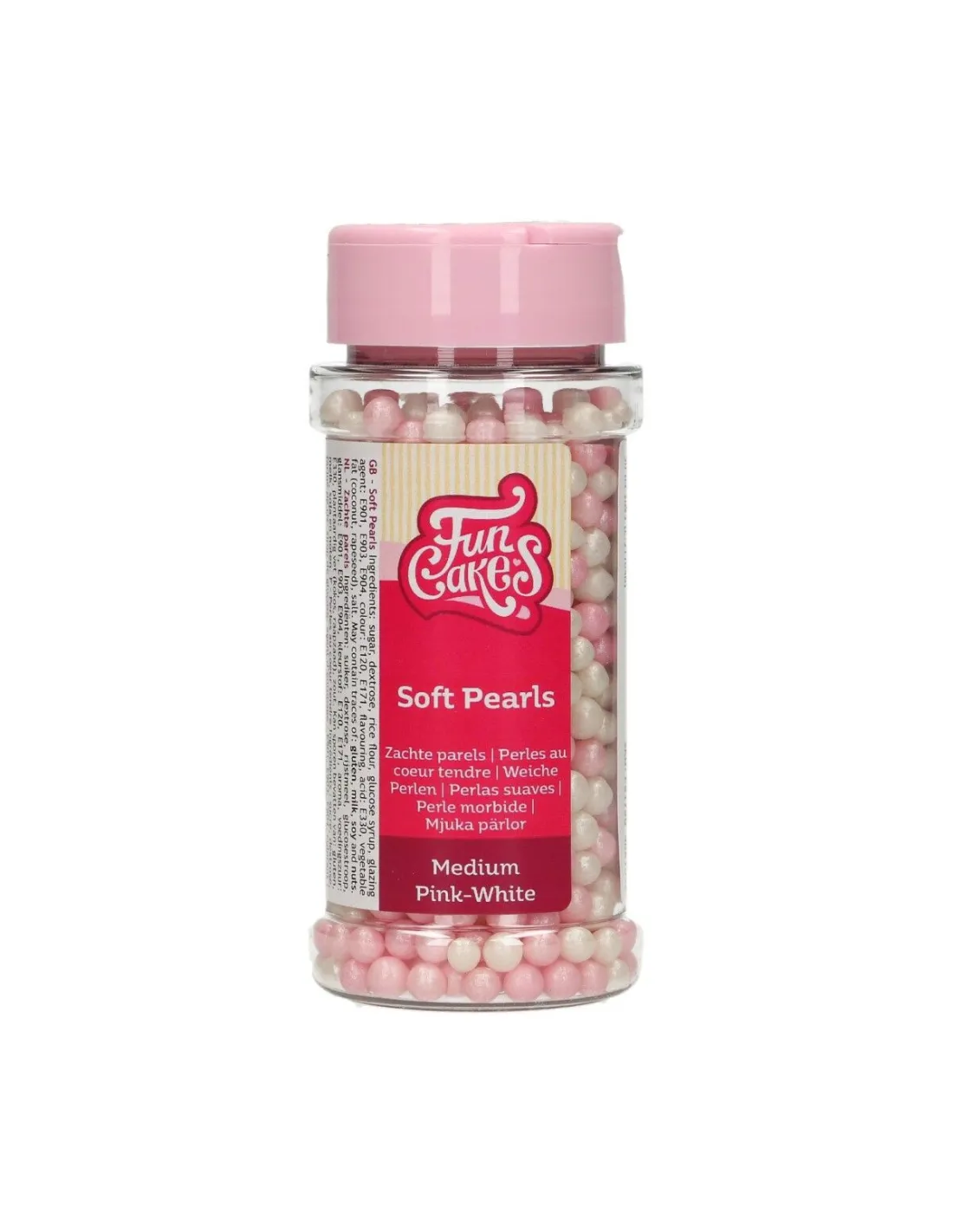 Soft Pearls Medium White - FunCakes