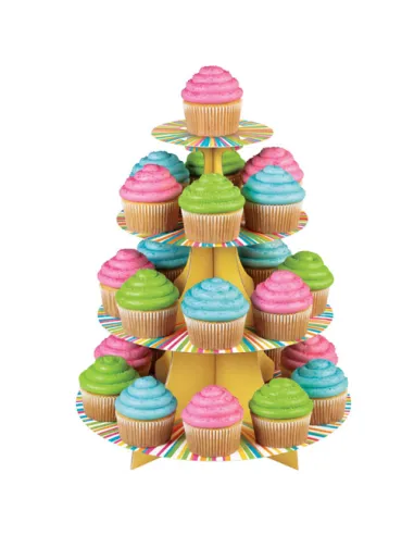 Stand para cupcakes Arco Iris