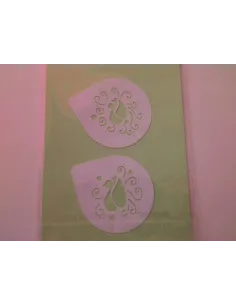 Stencil para galletas cisne