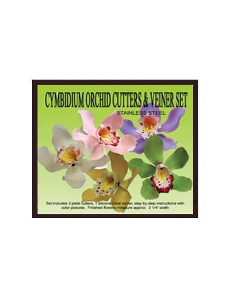 Set cortadores y marcadores orquídea Cymbidium