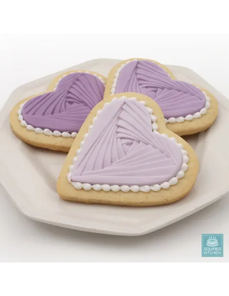 Molde de silicona corazón drapeado