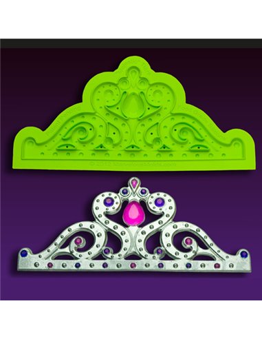 Molde de silicona tiara real