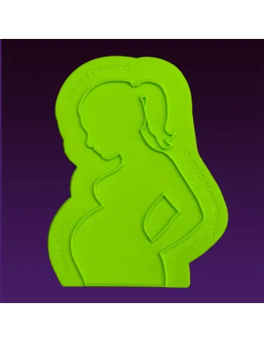 Molde de silicona mujer embarazada