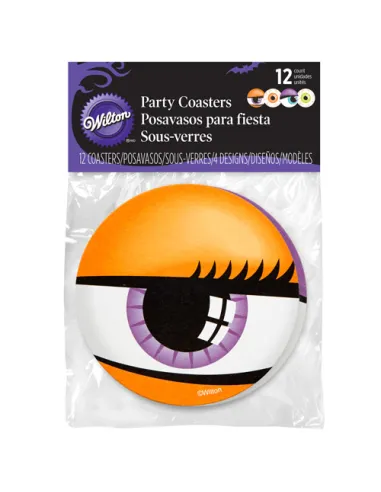 Posavasos ojos Wilton 12 unid.