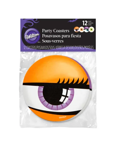Posavasos ojos Wilton 12 unid.