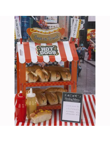 Kit puesto perritos calientes y palomitas