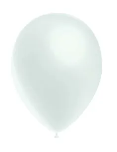Bolsa de 10 globos blancos