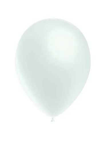 Bolsa de 10 globos blancos