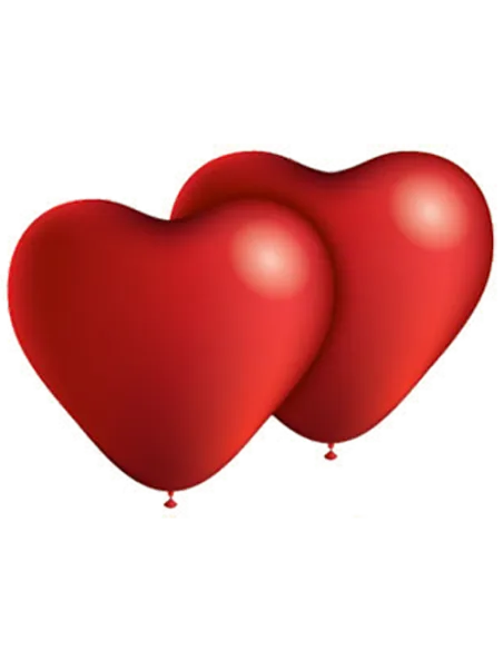 Bolsa 10 globos corazón