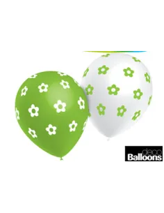 Bolsa 8 globos Flores pop