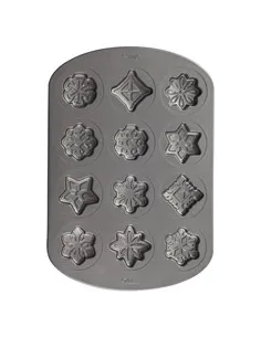 Molde para galletas copo de nieve