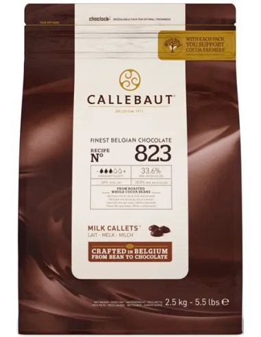 Chocolate con leche para fuente y cobertura 2,5 kg Callebaut