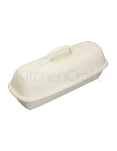 Molde rectangular de cerámica para pan