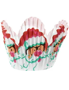Mini cápsulas de papel Papá Noel