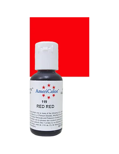 Colorante en gel Rojo Rojo Americolor