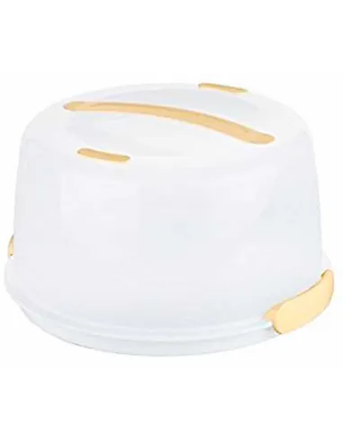 Porta tartas redondo con base de gel para refrigerar 34 cm