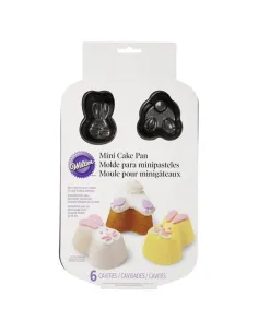 Molde mini pasteles conejito 2