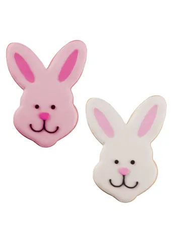 Set de 4 cortadores de galletas conejitos