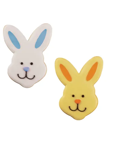 Set de 4 cortadores de galletas conejitos