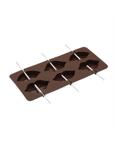 Molde silicona para chocolate de chocolate labios