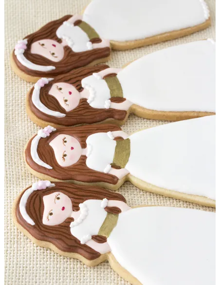 Cortador niña comunión pelo ondulado Postreadicción