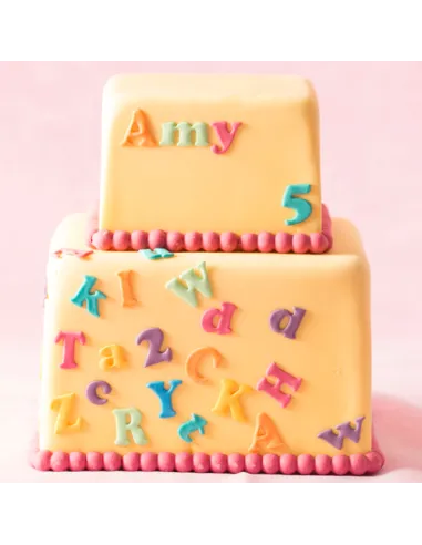 Cortadores regla letras minúsculas Art Deco