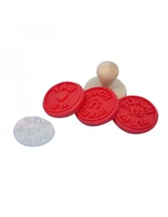 Set de 3 sellos con mango