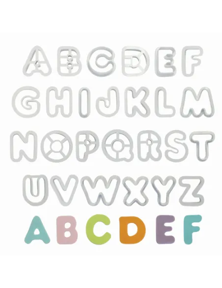 Set de 26 cortadores de letras PME