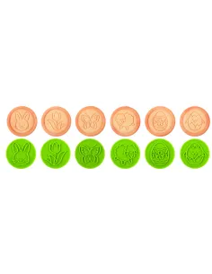 Cortador y 6 sellos para galletas Pascua