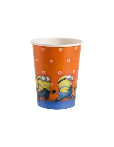 Set de 8 vasos Minions 250ml