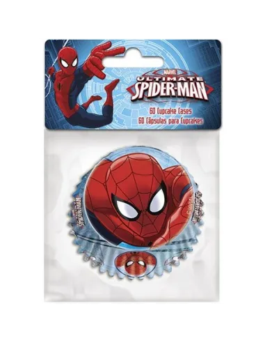 Cápsulas de papel Spiderman 60 unid.
