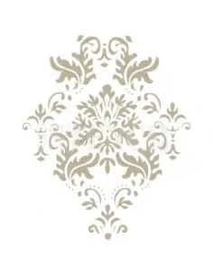 Stencil arabesco 40 adamascado 12x12cm