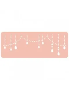 Stencil para contornos perlas 29cm