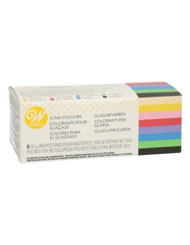 Set 8 colorantes en gel Wilton