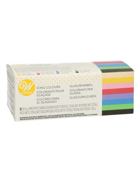 Set 8 colorantes en gel Wilton