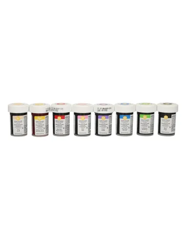 Set 8 colorantes en gel Wilton