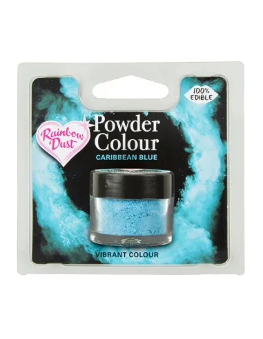 Colorante en polvo Azul Caribeño Rainbow Dust