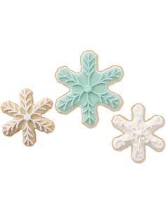 Set de 3 cortadores Copo de nieve 2
