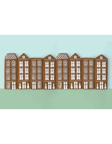 Stencil casita tejado escalonado Postreadicción