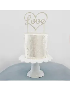 Topper Love plata 2