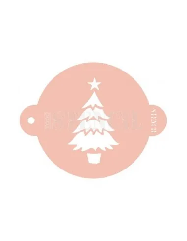 Stencil árbol de Navidad 9cm