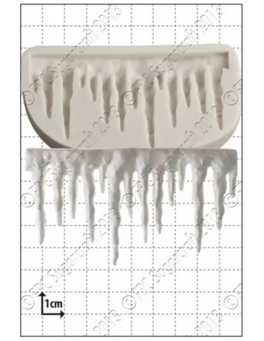 Molde de silicona carámbanos de hielo
